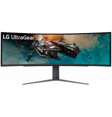 Монитор 49" LG UltraGear 49GR85DC-B VA 5120x1440, 240 Гц, 1 мс, 32:9, 450 кд/м2, 2xHDMI, 1xDP, изогнутый, черный