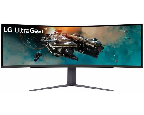 Монитор 49" LG UltraGear 49GR85DC-B VA 5120x1440, 240 Гц, 1 мс, 32:9, 450 кд/м2, 2xHDMI, 1xDP, изогнутый, черный Монитор 49" LG UltraGear 49GR85DC-B VA 5120x1440, 240 Гц, 1 мс, 32:9, 450 кд/м2, 2xHDMI, 1xDP, изогнутый, черный