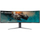 Монитор 49" LG UltraGear 49GR85DC-B VA 5120x1440, 240 Гц, 1 мс, 32:9, 450 кд/м2, 2xHDMI, 1xDP, изогнутый, черный