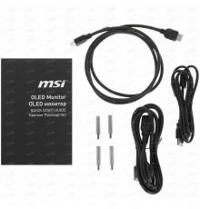 Монитор 49" MSI MPG 491CQP QD OLED 5120x1440, 144 Гц, 0.03 мс, 32:9, 250 кд/м², 2xHDMI, 1хDP, 1хUSB-C, изогнутый, черный (9S6-3FA84T-010)