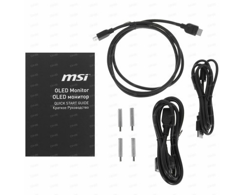 Монитор 49" MSI MPG 491CQP QD OLED 5120x1440, 144 Гц, 0.03 мс, 32:9, 250 кд/м², 2xHDMI, 1хDP, 1хUSB-C, изогнутый, черный (9S6-3FA84T-010)