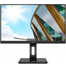 Монитор 23.8" AOC 24P2Q IPS 1920x1080, 75 Гц, 4 мс, 16:9, 250 кд/м2, 1xHDMI, 1xDP, 1x3.5 мм, черный