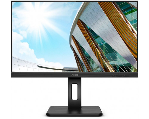 Монитор 23.8" AOC 24P2Q IPS 1920x1080, 75 Гц, 4 мс, 16:9, 250 кд/м2, 1xHDMI, 1xDP, 1x3.5 мм, черный Монитор 23.8" AOC 24P2Q IPS 1920x1080, 75 Гц, 4 мс, 16:9, 250 кд/м2, 1xHDMI, 1xDP, 1x3.5 мм, черный