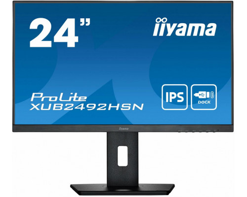 Монитор 23.8" Iiyama ProLite XUB2492HSN-B5 черный IPS LED 16:9 HDMI M/M матовая HAS Piv 250cd 178гр/178гр 1920x1080 75Hz DP FHD USB 5.6кг Монитор 23.8" Iiyama ProLite XUB2492HSN-B5 черный IPS LED 16:9 HDMI M/M матовая HAS Piv 250cd 178гр/178гр 1920x1080 75Hz DP FHD USB 5.6кг