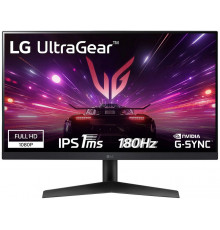 Монитор 23.8" LG UltraGear 24GS60F-B IPS 1920x1080, 180 Гц, 1 мс, 16:9, 300 кд/м2, 1хHDMI, 1хDP, выход на наушники, черный