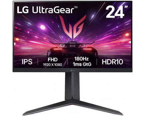 Монитор 23.8" LG UltraWide 24GS65F-B IPS 1920x1080, 180 Гц, 1 мс, 16:9, 300 кд/м2, 1хHDMI, 1хDP, выход на наушники, черный Монитор 23.8" LG UltraWide 24GS65F-B IPS 1920x1080, 180 Гц, 1 мс, 16:9, 300 кд/м2, 1хHDMI, 1хDP, выход на наушники, черный