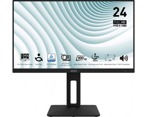 Монитор 23.8" MSI PRO MP242AP черный IPS LED 16:9 HDMI M/M HAS Piv 250cd 178гр/178гр 1920x1080 75Hz VGA DP FHD 3.3кг (9S6-3PA19T-204) Монитор 23.8" MSI PRO MP242AP черный IPS LED 16:9 HDMI M/M HAS Piv 250cd 178гр/178гр 1920x1080 75Hz VGA DP FHD 3.3кг (9S6-3PA19T-204)