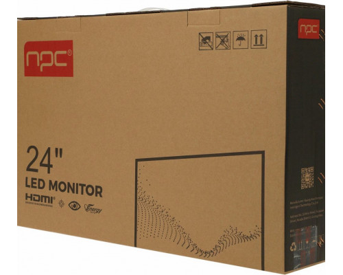 Монитор 23.8" NPC MQ2409-A VA 1920x1080, 75 Гц, 5 мс, 16:9, 250 кд/м2, 1хHDMI, 1хVGA, черный Монитор 23.8" NPC MQ2409-A VA 1920x1080, 75 Гц, 5 мс, 16:9, 250 кд/м2, 1хHDMI, 1хVGA, черный