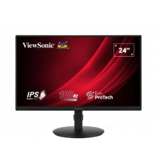Монитор 23.8" Viewsonic VA2408-HDJ IPS 1920x1080, 100 Гц, 5 мс, 16:9, 250 кд/м², 1xHDMI, 1xDP, 1xVGA, 1x3.5 мм, черный