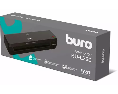 Ламинатор Buro BU-L290 черный