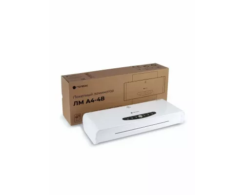 Ламинатор Heleos ЛМА44В белый/черный