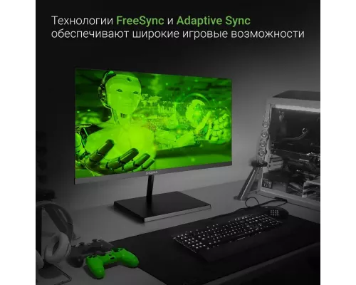 Монитор 21.5" Digma Progress 22A501F VA 1920x1080, 100 Гц, 5 мс, 16:9, 250 кд/м2, 1xHDMI, 1xDP, черный