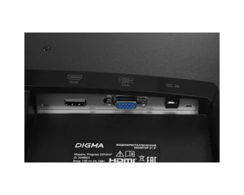 Монитор 21.5" Digma Progress 22P201F IPS/1920x1080/75Hz/5ms/16:9/250cd/HDMI, VGA/черный