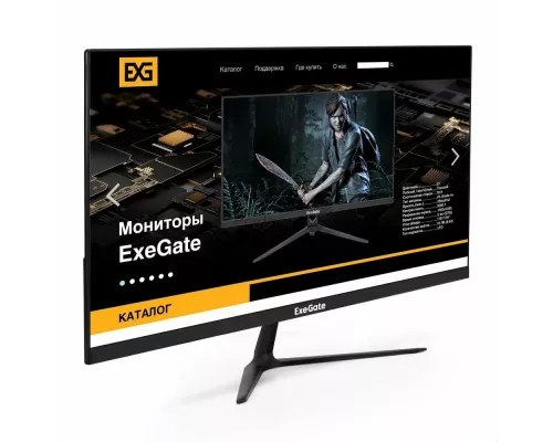 Монитор 21.5" ExeGate EX294343RUS ProSmart EV2207A VA LED Grade A+, FHD, 16:9, 280cd/m2, 3000:1, 178°/178°, 5ms, Speakers, D-Sub, HDMI, VESA