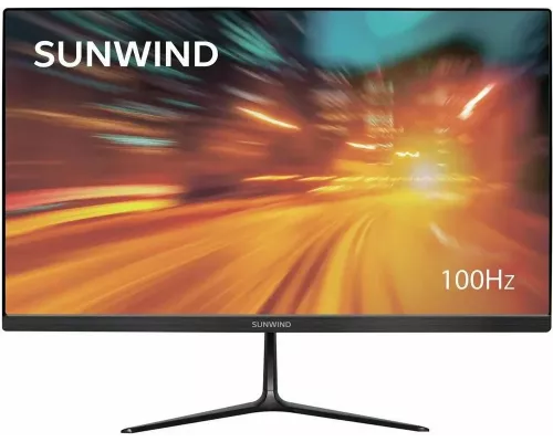 Монитор 21.5" SunWind SM-22FV222 VA 1920x1080 100Hz 5ms HDMI 250cd 178гр/178гр FreeSync VGA HDMI (SM22VB01)