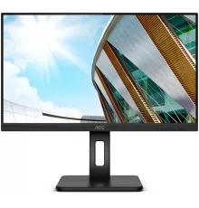 Монитор 23.8" AOC 24P2Q IPS 1920x1080, 75 Гц, 4 мс, 16:9, 250 кд/м2, 1xHDMI, 1xDP, 1x3.5 мм, черный