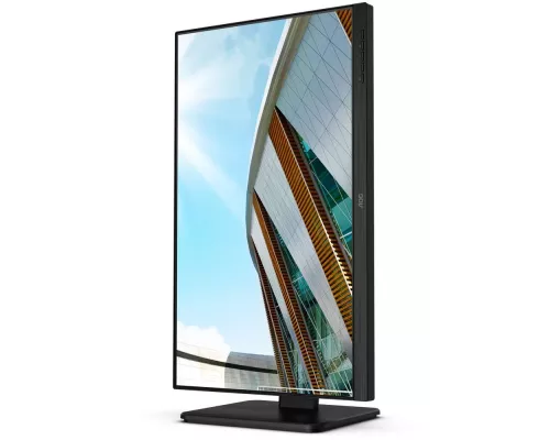 Монитор 23.8" AOC 24P2Q IPS 1920x1080, 75 Гц, 4 мс, 16:9, 250 кд/м2, 1xHDMI, 1xDP, 1x3.5 мм, черный