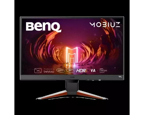 Монитор 23.8" Benq EX240N MOBIUZ {VA 1920x1080 165Hz 1ms 250cd 3000:1 178/178 8bit(6bit+FRC) HDR10 HDMI2.0 Displayport1.4 2x2.5W VESA} [9H.LL6LB.QBE]