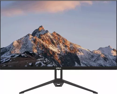 Монитор 23.8" Dahua DHI-LM24-B201E IPS 1920x1080, 100 Гц, 5 мс, 16:9, 300 кд/м2, 1xHDMI, 1xDP, VGA, выход на наушники, черный