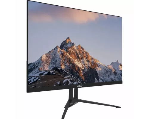 Монитор 23.8" Dahua DHI-LM24-B201E IPS 1920x1080, 100 Гц, 5 мс, 16:9, 300 кд/м2, 1xHDMI, 1xDP, VGA, выход на наушники, черный