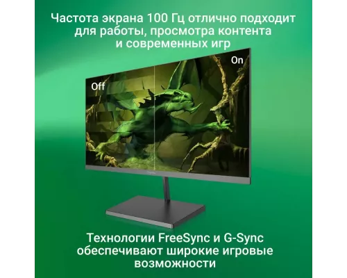 Монитор 23.8" Digma Progress 24A501F VA 1920x1080 100Hz 8ms 16:9 HDMI VGA M/M матовая 250cd 178гр/178гр  G-Sync FreeSync  3кг (DM24VB02)