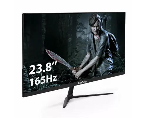 Монитор 23.8" ExeGate Combat EG2407C IPS 1920x1080, 165 Гц, 1 мс, 16:9, 300 кд/м2, HDMI, DP, выход на наушники, черный (EX295589RUS)