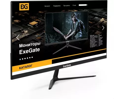 Монитор 23.8" ExeGate EP2407TA SmartView черный IPS/920x1080/75Hz/5ms/16:9/250cd/1000:1/D-Sub/HDMI1.4/DisplayPort/AudioOut (EX295525RUS)