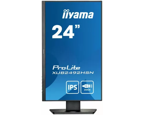 Монитор 23.8" Iiyama ProLite XUB2492HSN-B5 черный IPS LED 16:9 HDMI M/M матовая HAS Piv 250cd 178гр/178гр 1920x1080 75Hz DP FHD USB 5.6кг
