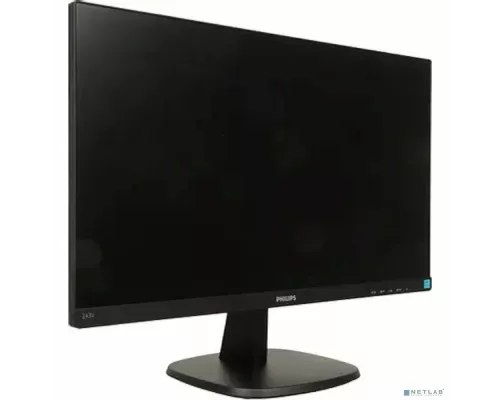 Монитор 23.8" Philips 243V7QDSB IPS 1920x1080, 75 Гц, 4 мс, 16:9, 250 кд/м2, 1xHDMI, 1xDVI, 1xVGA, черный
