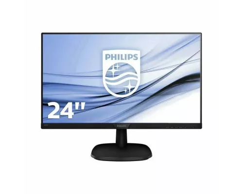 Монитор 23.8" PHILIPS 243V7QJABF (00/01) черный