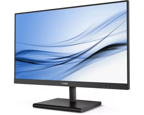 Монитор 23.8" Philips 245E1S IPS 2560x1440, 75 Гц, 4 мс, 16:9, 250 кд/м2, 1xHDMI, 1xDisplayPort, 1xVGA, выход на наушники, черный