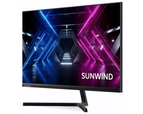 Монитор 23.8" SunWind SUN-M24BG110 IPS 1920x1080, 165 Гц, 6 мс, 16:9, 250 кд/м², 1xHDMI, 1xDP 1.2, черный