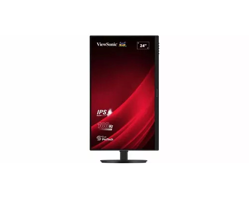 Монитор 23.8" Viewsonic VA2408-HDJ IPS 1920x1080, 100 Гц, 5 мс, 16:9, 250 кд/м², 1xHDMI, 1xDP, 1xVGA, 1x3.5 мм, черный