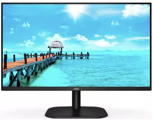 Монитор 27" AOC Value Line 27B2QAM VA 1920x1080, 75 Гц, 4 мс, 16:9, 250 кд/м², 1xHDMI, 1хDP, 1x3.5 мм, черный