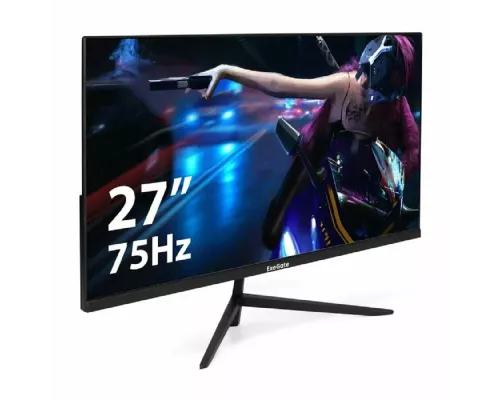 Монитор 27" ExeGate EZ2707TA ProSmart IPS 1920x1080, 75 Гц, 5 мс, 16:9, 250 кд/м², 1xHDMI 1.4, 1xD-Sub, 1xDisplayPort, 3.5 мм, черный (EX297649RUS)