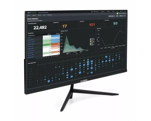 Монитор 27" ExeGate ProSmart EZ2707CA IPS LED Grade A+, FHD, 75Гц, Speakers, D-Sub, HDMI, DisplayPort, audio-in/out, кабель HDMI 1.5м (EX297650RUS)