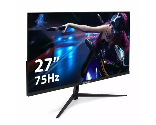 Монитор 27" ExeGate SmartView ES2707A IPS 1920x1080, 75 Гц, 5 мс, 16:9, 250 кд/м2, HDMI, DisplayPort, VGA, выход на наушники, черный (EX294430RUS)
