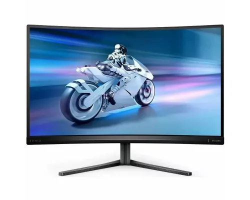 Монитор 27" Philips 27M2C5200W Evnia VA 1920x1080, 280 Гц, 1 мс, 16:9, 300 кд/м2, 2xHDMI, 1xDP, выход на наушники, изогнутый, черный