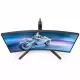 Монитор 27" Philips 27M2C5200W Evnia VA 1920x1080, 280 Гц, 1 мс, 16:9, 300 кд/м2, 2xHDMI, 1xDP, выход на наушники, изогнутый, черный