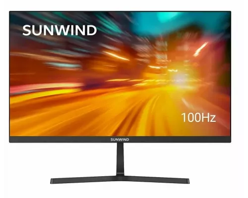 Монитор 27" SunWind SM-27FI221 IPS 1920x1080, 100 Гц, 5 мс, 16:9, 300 кд/м2, 1xHDMI, 1xDP, 1xVGA, черный