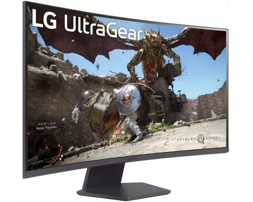 Монитор 31.5" LG UltraGear 32GS60QC-B VA 2560x1440, 180 Гц, 1 мс, 16:9, 300 кд/м², 2xHDMI, 1xDisplayPort, черный