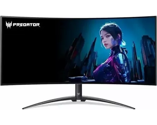 Монитор 34" Acer Predator X34Xbmiiphuzx OLED 3440x1440, 240 Гц, 0.03 мс, 21:9, 275 кд/м2, 2xHDMI, 1хDP, USB-C, 2хUSB изогнутый, черный (UM.CXXEE.X01)
