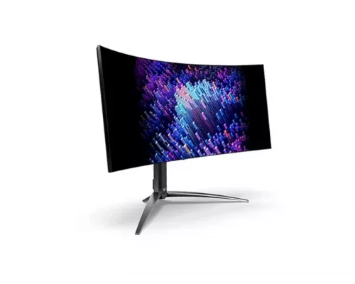 Монитор 34" Acer Predator X34Xbmiiphuzx OLED 3440x1440, 240 Гц, 0.03 мс, 21:9, 275 кд/м2, 2xHDMI, 1хDP, USB-C, 2хUSB изогнутый, черный (UM.CXXEE.X01)