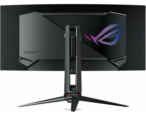 Монитор 34" ASUS ROG Swift PG34WCDM OLED 3440x1440, 240 Гц, 0.03 мс, 21:9, 450 кд/м², 2xHDMI, 1xDP, 3xUSB, 1xUSB-C, SPDIF, 1x3.5 мм, 2x2 Вт, изогнутый