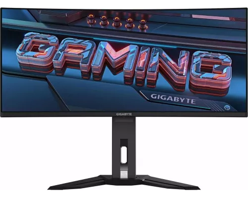 Монитор 34" Gigabyte MO34WQC2 OLED 3440x1440, 240 Гц, 1 мс, 21:9, 250 кд/м², 2xHDMI, 1xDisplayPort, 1xUSB, черный (20VM0-MO34WQ2BT-1EKR)