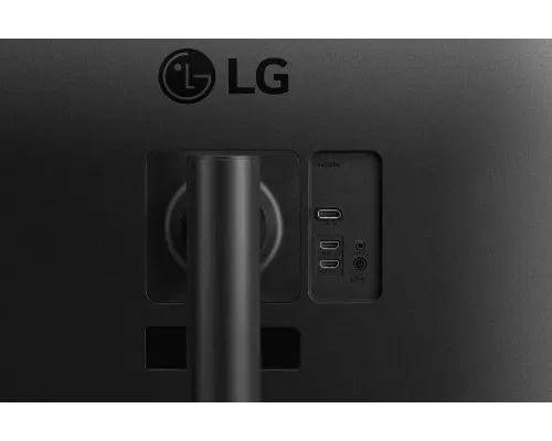 Монитор 34" LG 34WP65C-B VA 3440x1440, 160 Гц, 5 мс, 21:9, 300 кд/м2, 2хHDMI, 1хDP, выход на наушники, изогнутый, черный