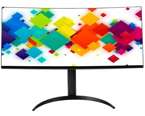 Монитор 34" LG 34WP65C-B VA 3440x1440, 160 Гц, 5 мс, 21:9, 300 кд/м2, 2хHDMI, 1хDP, выход на наушники, изогнутый, черный
