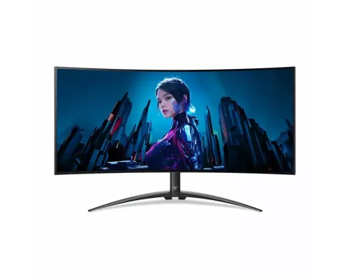 Монитор 38.5" Acer X39bmiiphuzx OLED 3440x1440, 240 Гц, 0.03 мс, 21:9, 1300 кд/м2, 2xHDMI, 1хDP, 2хUSB-C, 1x3.5 мм, черный (UM.TXXEE.001)