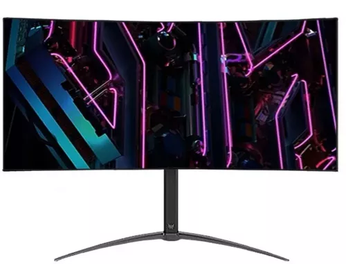 Монитор 44.5" Acer Predator X45bmiiphuzx OLED 3440x1440, 240 Гц, 0.3 мс, 21:9, 1000 кд/м2, 1xDP, 2xHDMI, 1xUSB Type-C, изогнутый, черный (UM.MXXEE.00)
