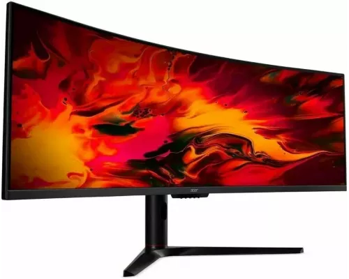 Монитор 49" Acer Nitro EI491CRSbmiiiphx, VA, 32:9, 1800R Curved , 3840x1080, 144Hz, 4ms, 400nits, 3xHDMI/DP/Audio Out, 3Wx2 (UM.SE1EE.S01)